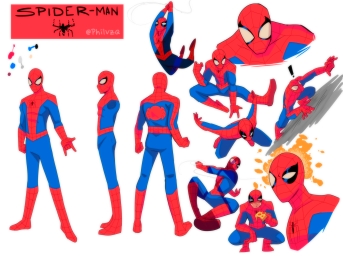 Spider-Man character sheet