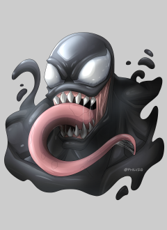venom head sketch